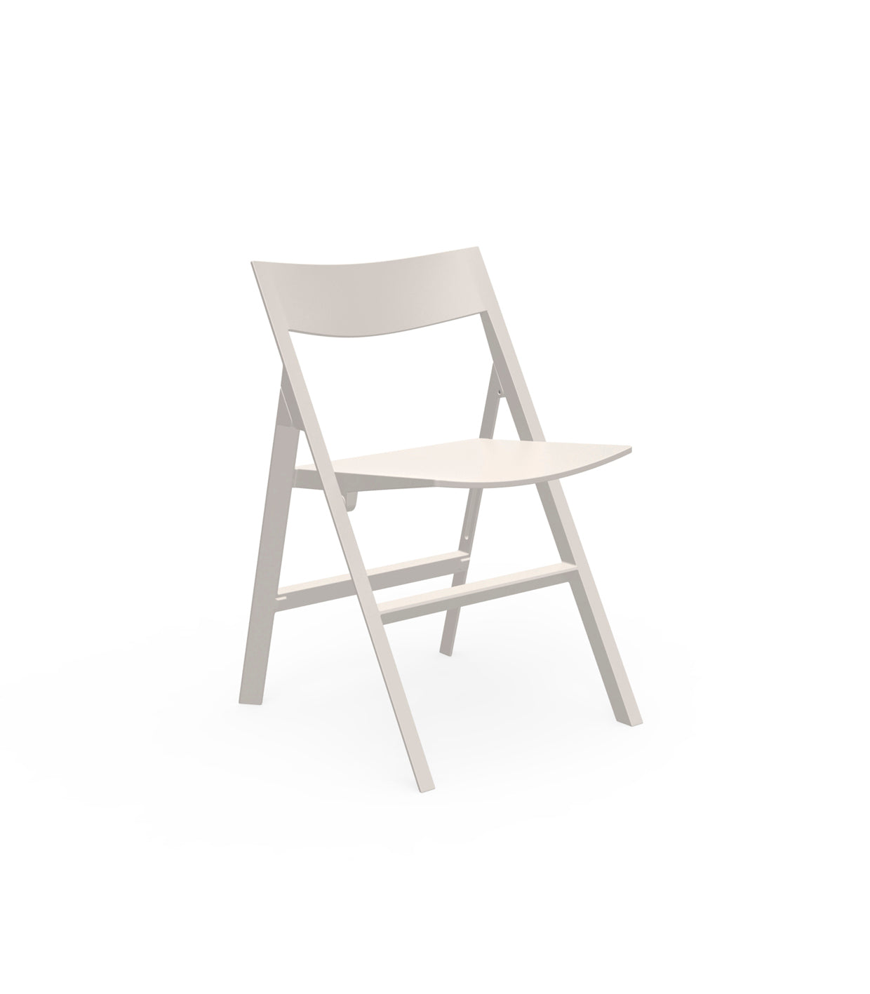 54197 QUARTZ FOLDING CHAIR WHITE