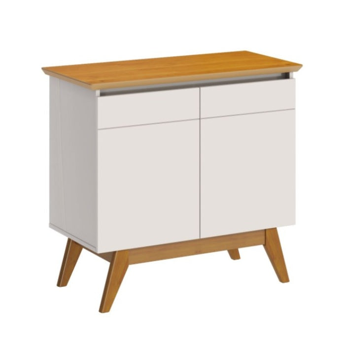 64336 CLASSIC Buffet 2-doors 33.6"L x 16"W x 31"Ht Off White/Nature