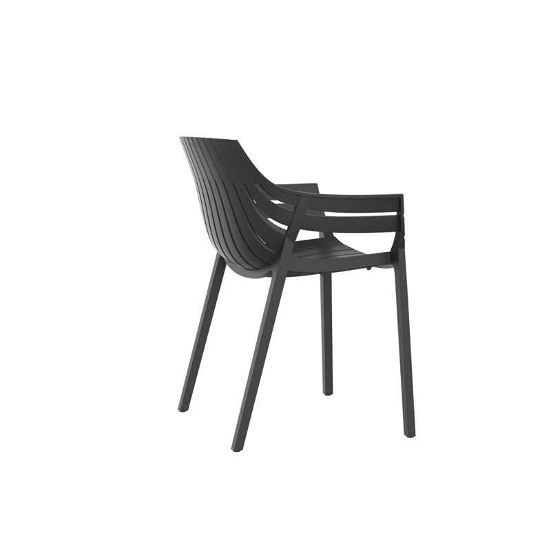 56017 SPRITZ ARMCHAIR 22¾"X21¼"X32" BLACK 2002