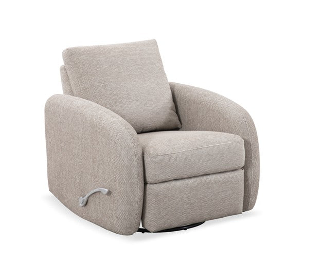 71102 Swivel Glider Recliner Camden Otter Fabric