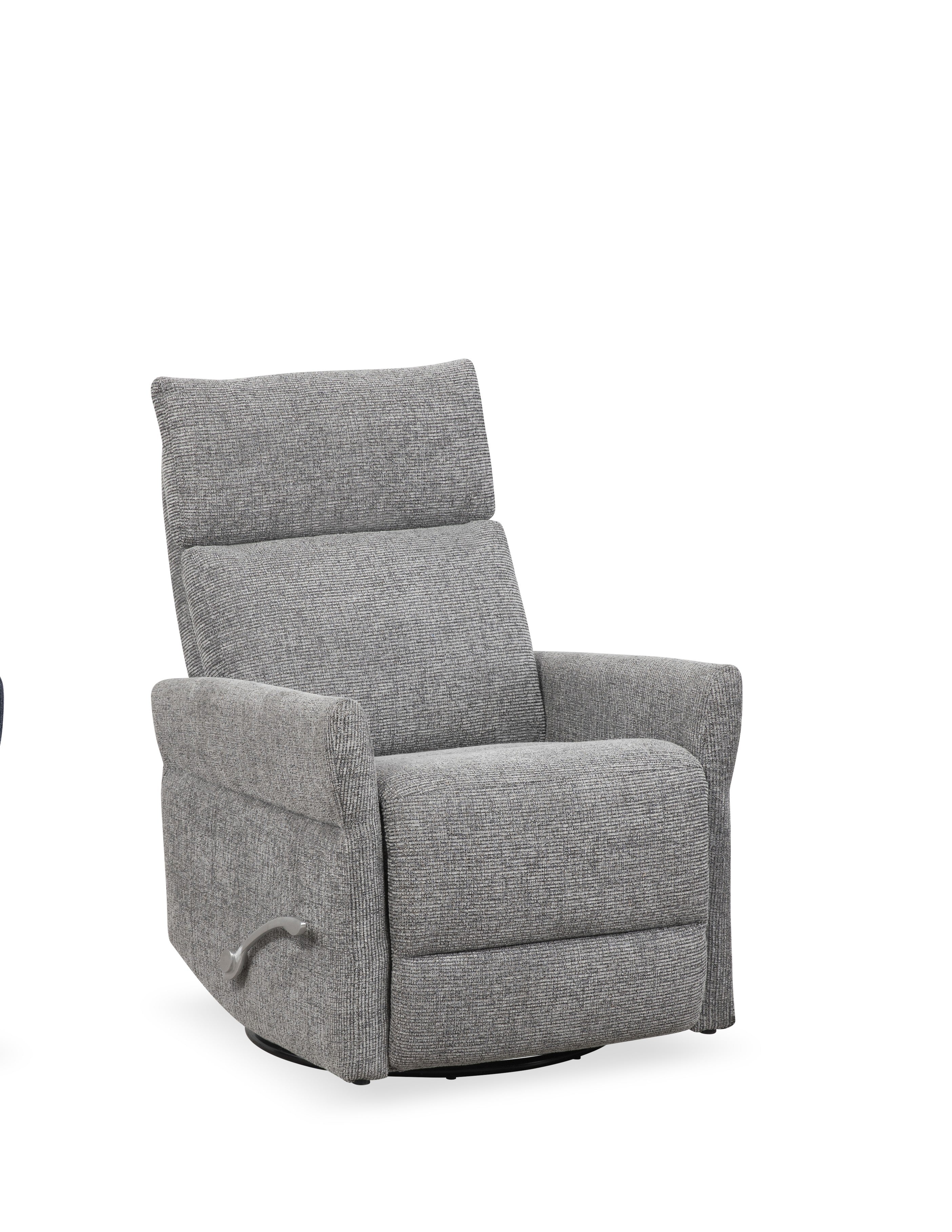 K71199 Swivel Recliner Chair Hyde Park Granite Fabric