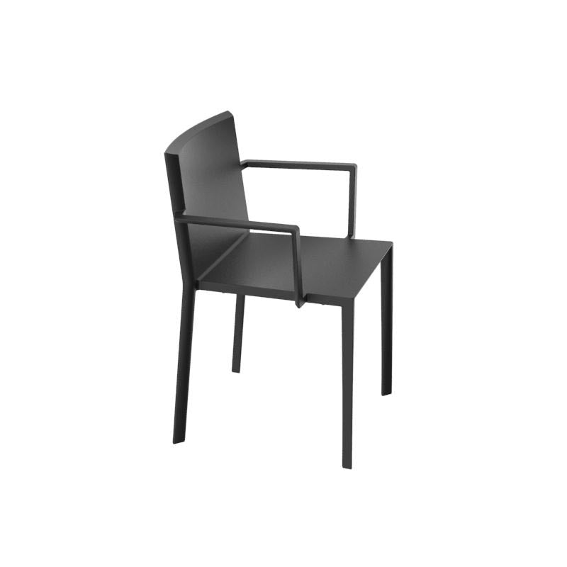 54195 QUARTZ ARMCHAIR BLACK