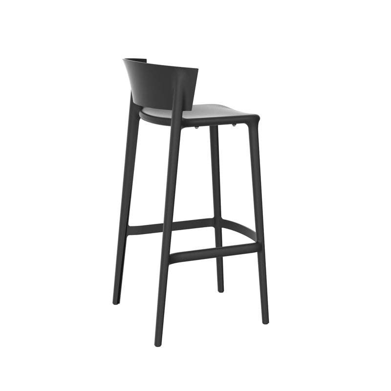 65030 AFRICA COUNTER STOOL 19"X18½"X33½" BLACK