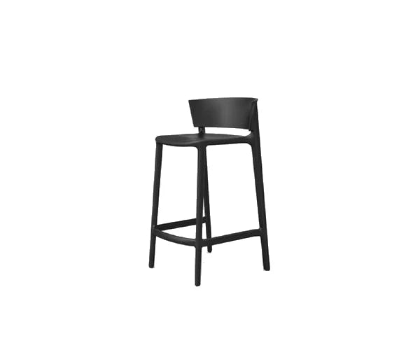 65030 AFRICA COUNTER STOOL 19"X18½"X33½" BLACK