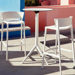 65030 AFRICA COUNTER STOOL 19"X18½"X33½" WHITE