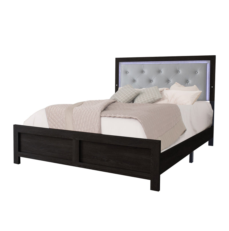 B9280 Jaylen King Size Bed (Bed in One Box) Black Finish