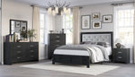 B9280 Jaylen King Size Bed (Bed in One Box) Black Finish