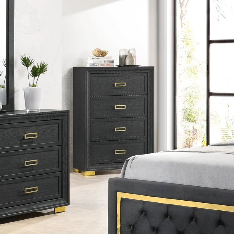 B9290 - Pepe Chest (Black/Gold) - 47920