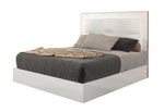 Versalles Queen Size Bed (HB+Siderails+Platform) White Lacquer