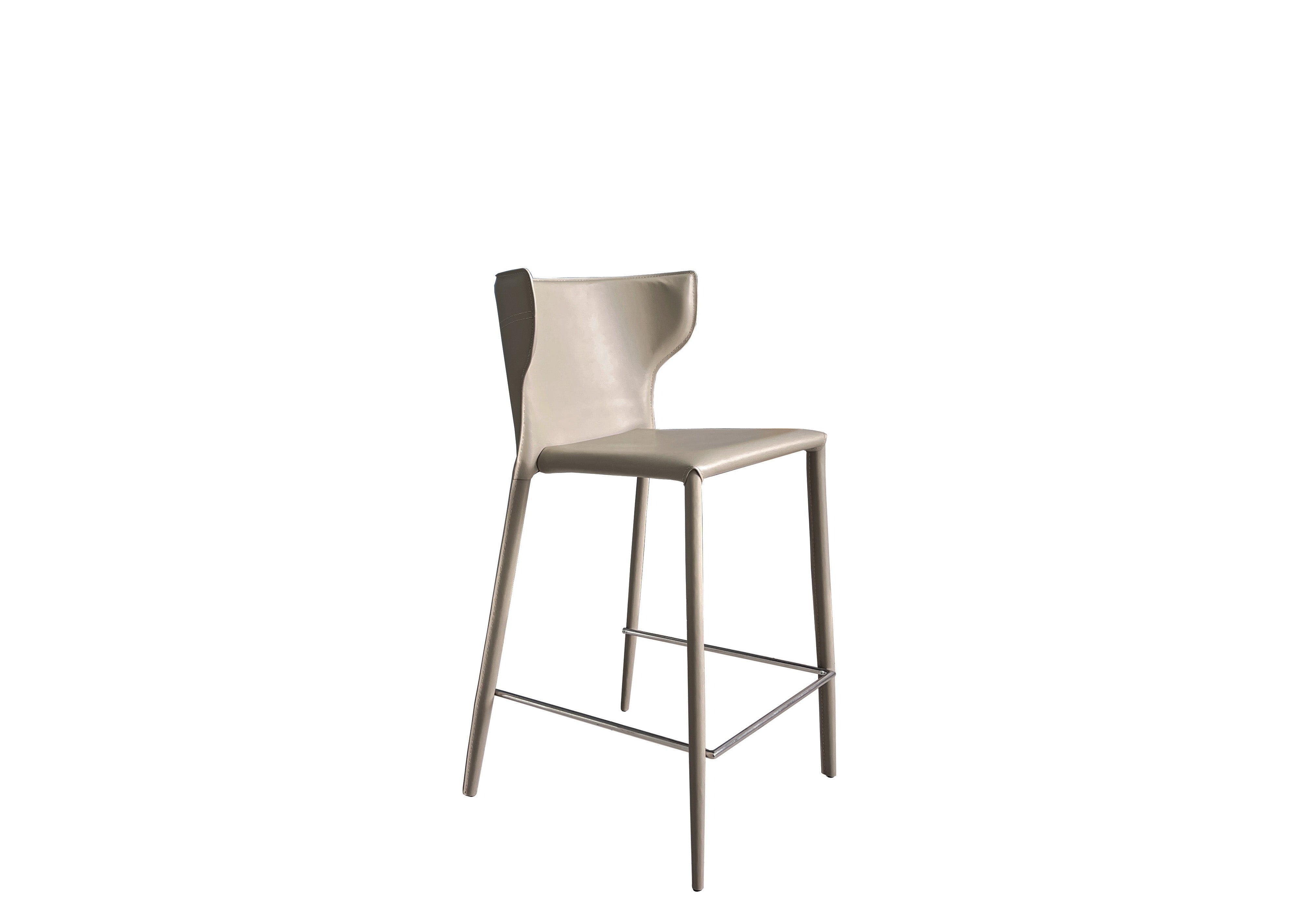 Carlton Counter Height Barstool-KD 556 Dark Grey PU