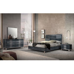 Delia - King Bed + Dresser + Mirror + Nightstand