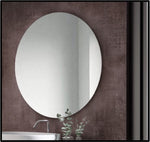 Floor Cabinet Set w/ Sink + Round Mirror 31.5"