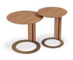 HOOP - Side Table 23.6"Dia. x 21.6"H (Carvalho Amendoa) - 46781