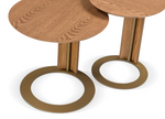 HOOP - Side Table 23.6"Dia. x 21.6"H (Carvalho Amendoa) - 46781
