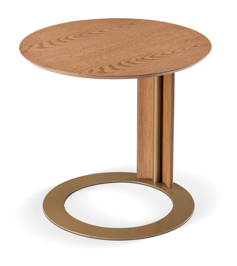 HOOP - Side Table 23.6"Dia. x 21.6"H (Carvalho Amendoa) - 46781