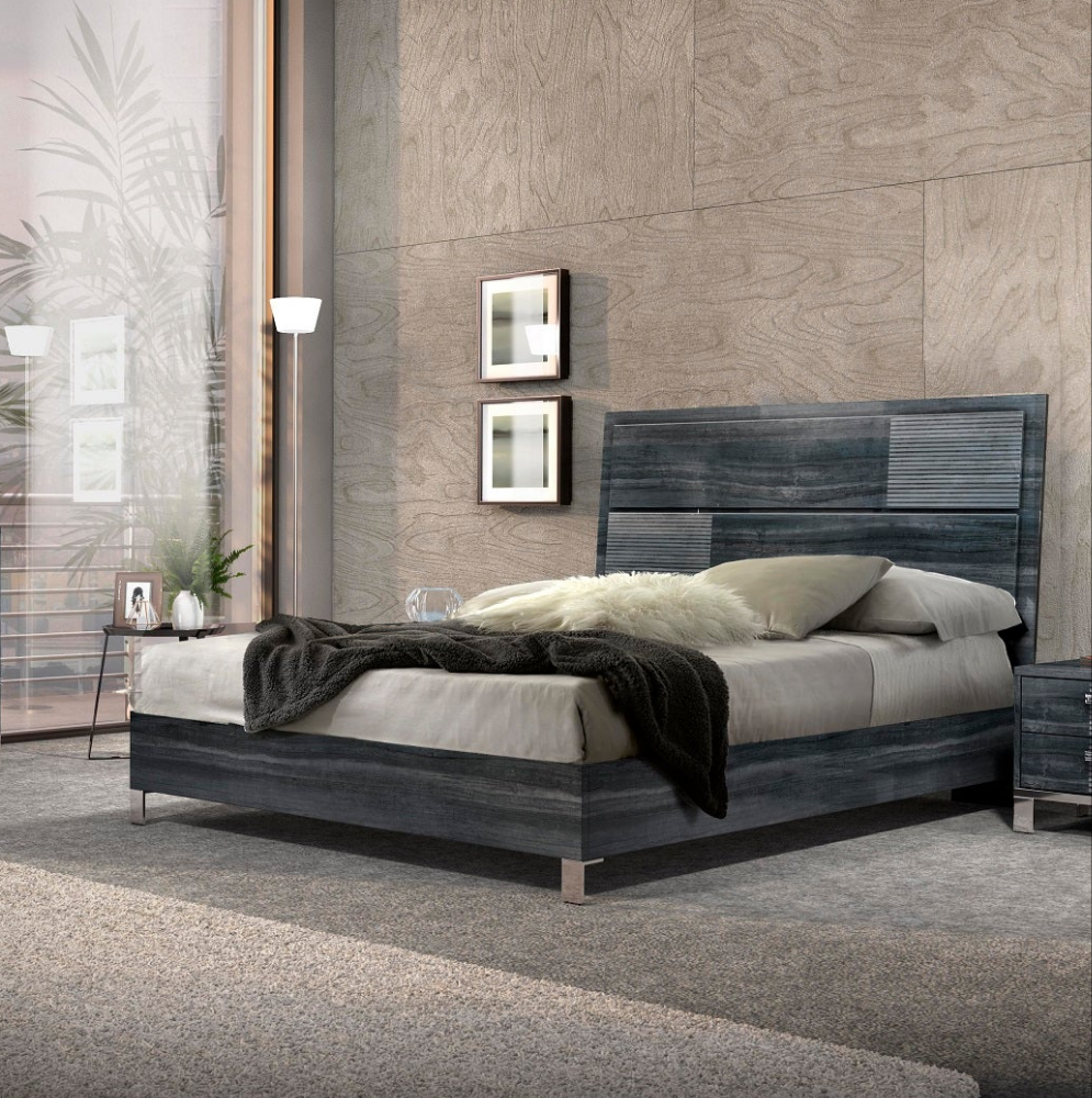 Delia King Size Bed Spectral Grey