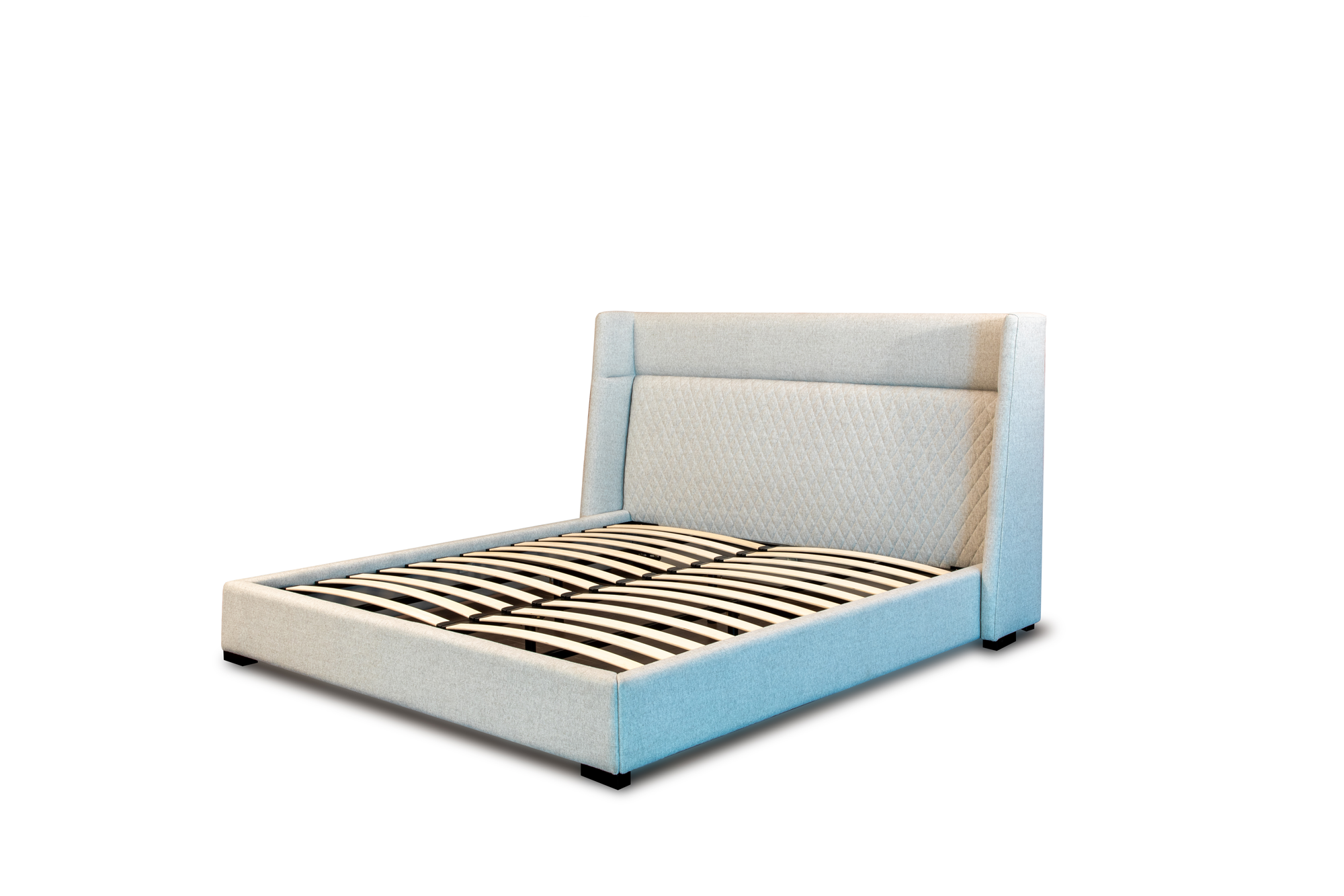 KB-8004 King Bed G259-2A & Quilted Fabric