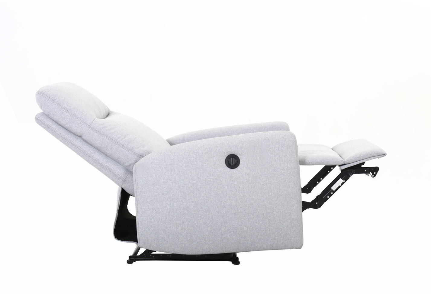 Lalas - Recliner Chair (Light Grey Fabric) - 47893