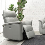 8173-016 LEO Chair Electric Recliner 1133 Silver