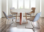 UMA - Maite/Emilly 47"Dia. Round Table + (4) F3217AA Dining Chair Set