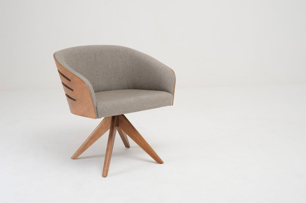 Apego Lounge Chair Swivel Base E16/E62/2039 Fabric