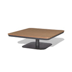 T284 New Freedom Coffee Table 35"x 35"x 11" Aluminum Frame w/Synthetic Teak Table Top/Frame Charcoal