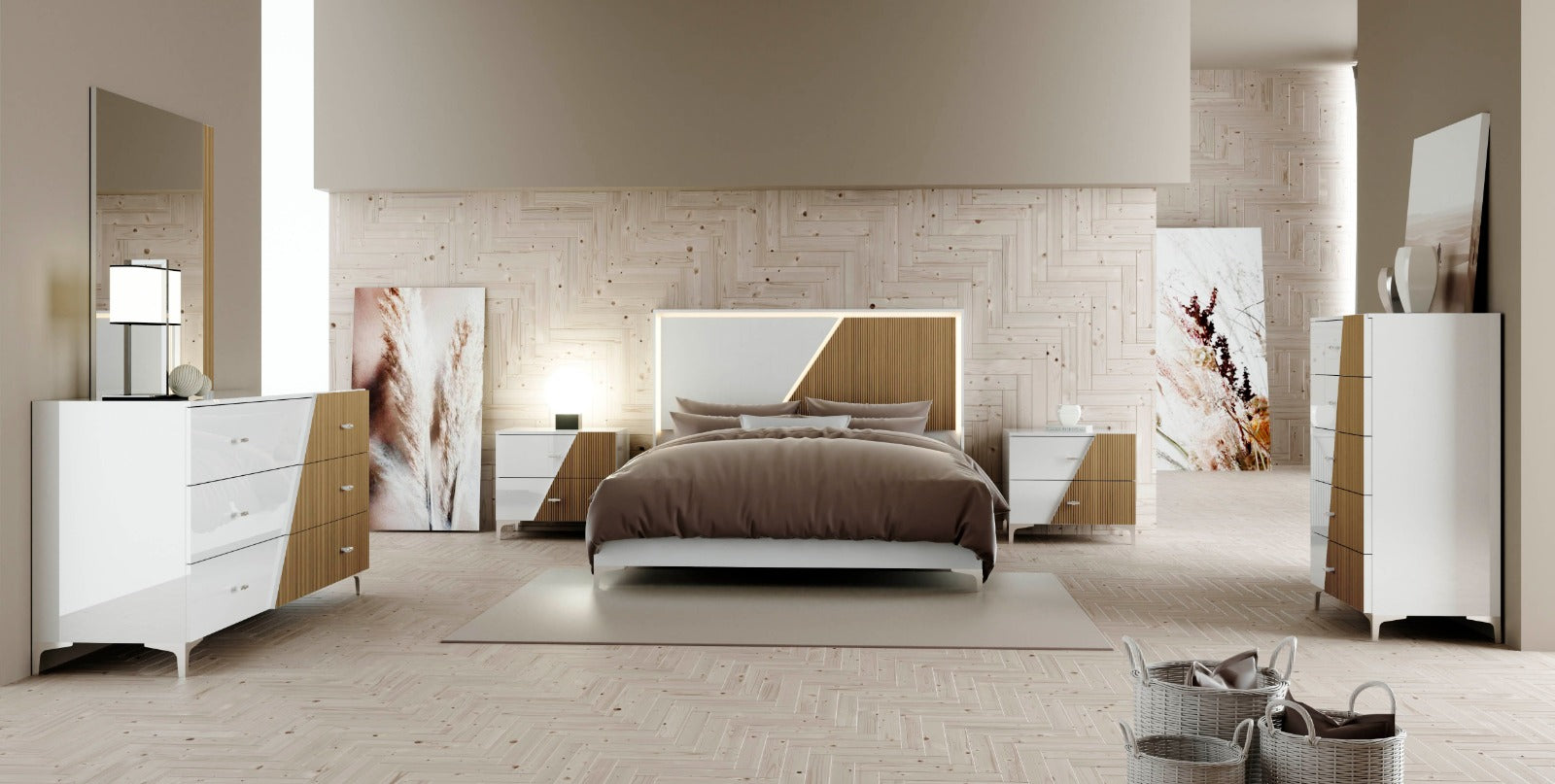 TRIANA Chest White-Natural