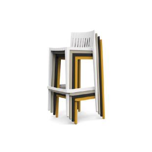 56019 SPRITZ BAR STOOL 19¾"X 17¾"X38¼" BLACK