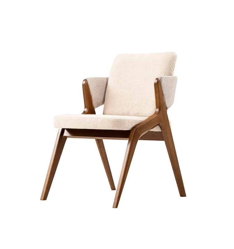 CAD764 VERSA Chair Due Conchas Imbuia/H-75 Fabric