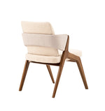 CAD764 VERSA Dining Chair Imbuia/H75 Fabric