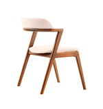 CAD760 FINN Dining Chair Amendoa H-60 Beige/Cuerina