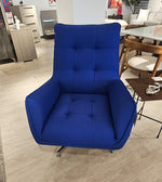 MB-2037B Swivel Chair 66291-23 Blue Fabric