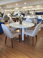 Maite Round Dining Table 47"" + Agnes Base