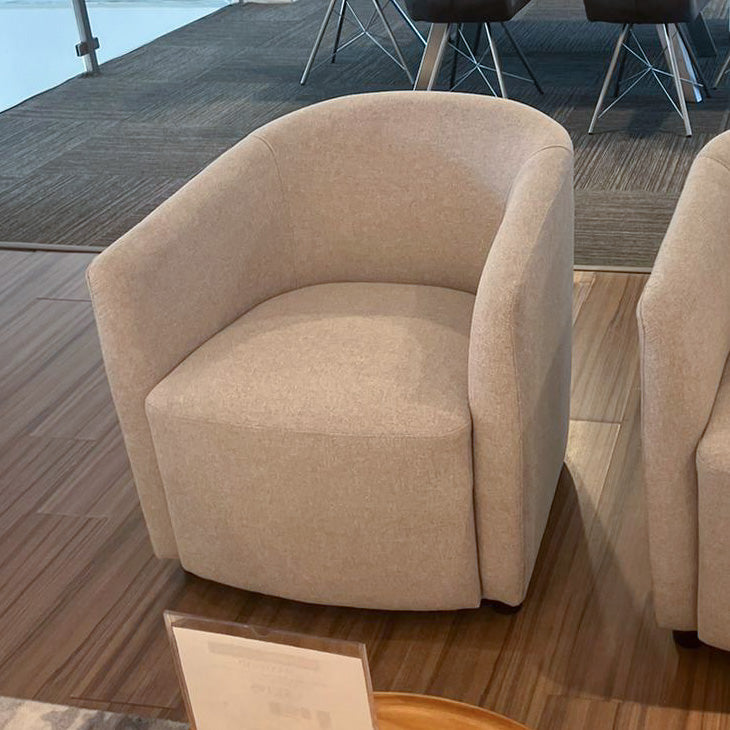 D-236 - Lounge Chair (Beige/Belfast Fabric) - 47973