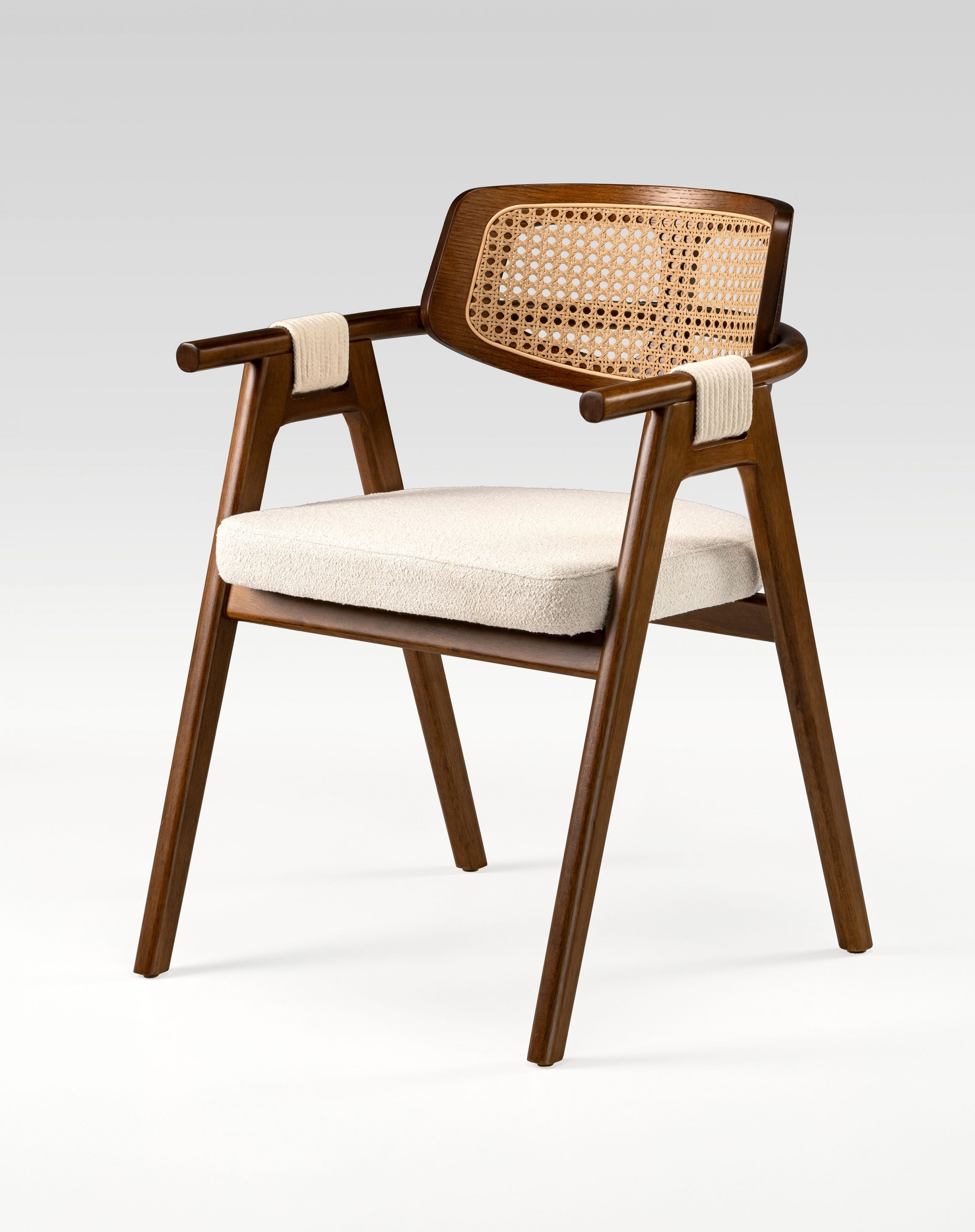 AYLA Dining Chair I-35 Fabric/Mesh: Nogal/Imbuia