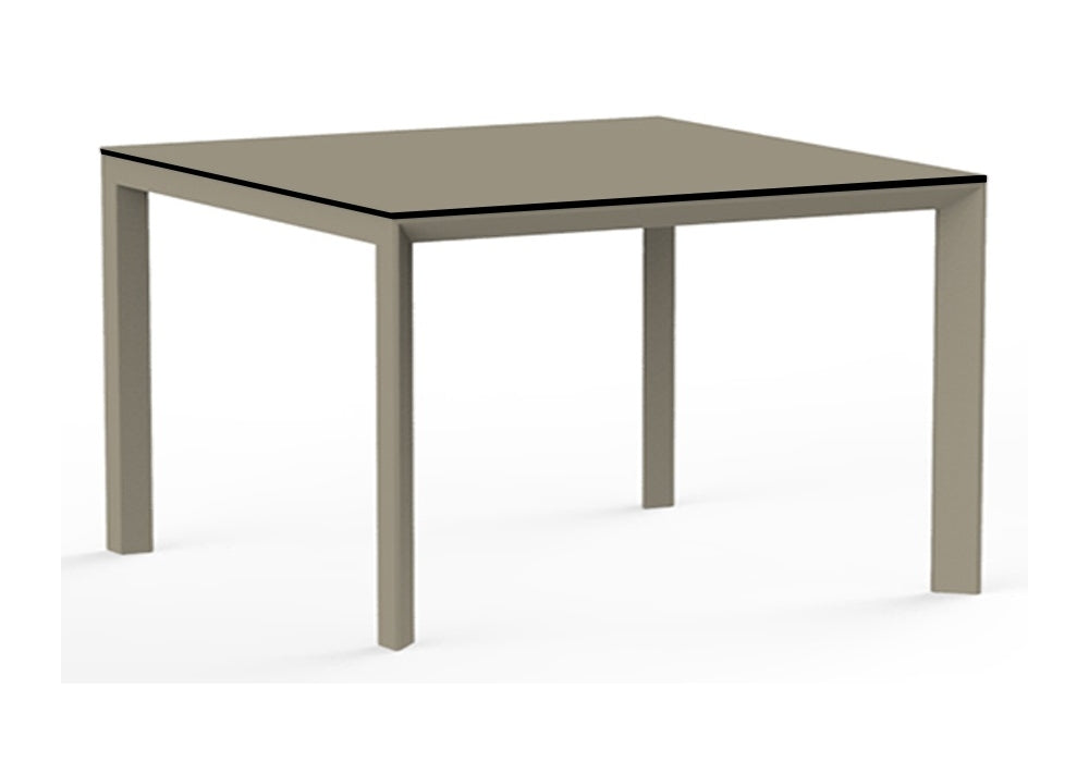 54235FB FRAME ALUMINIUM TABLE 47¼"X47¼"X29¼" ECRU