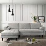 MB-2083 - 2-Seater Sofa+Left Chaise (When Facing) Grey - 47395