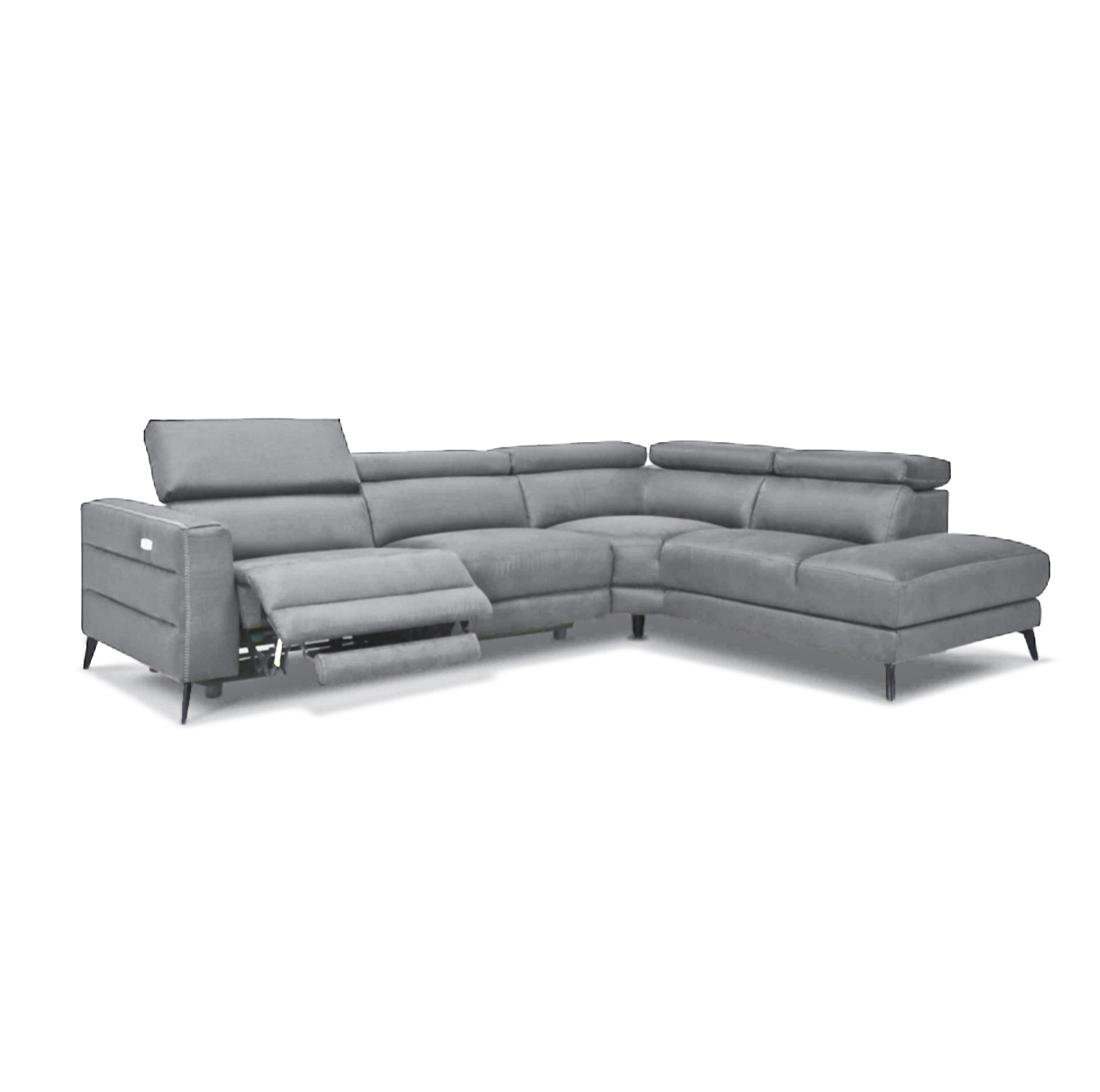 RD3008A Recliner Sectional Sofa/Chaise Right (when facing) Brego 007 Fabric