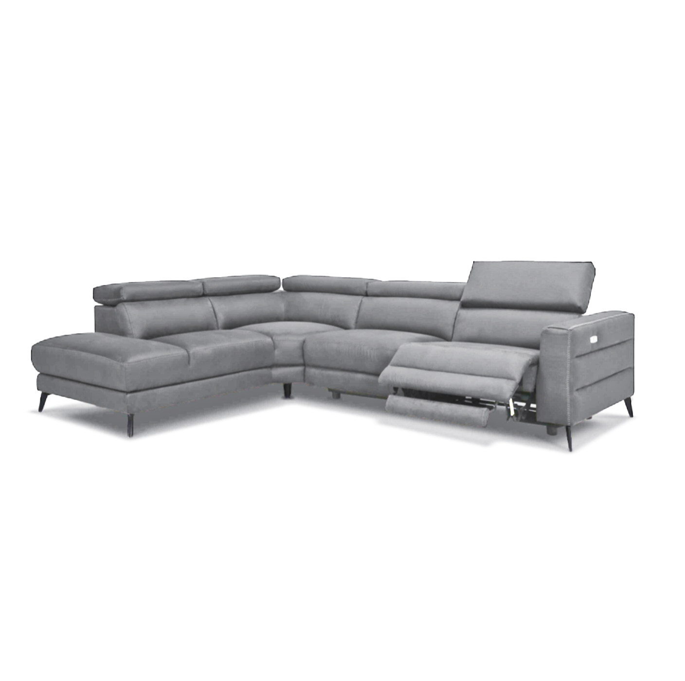 RD3008A Recliner Sectional Sofa/Chaise Left (when facing) Brego 007 Fabric