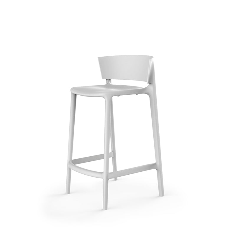 65030 AFRICA COUNTER STOOL 19"X18½"X33½" WHITE