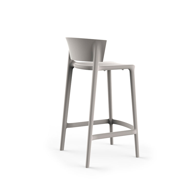 65029 AFRICA BAR STOOL 19"X19"X37½" ECRU