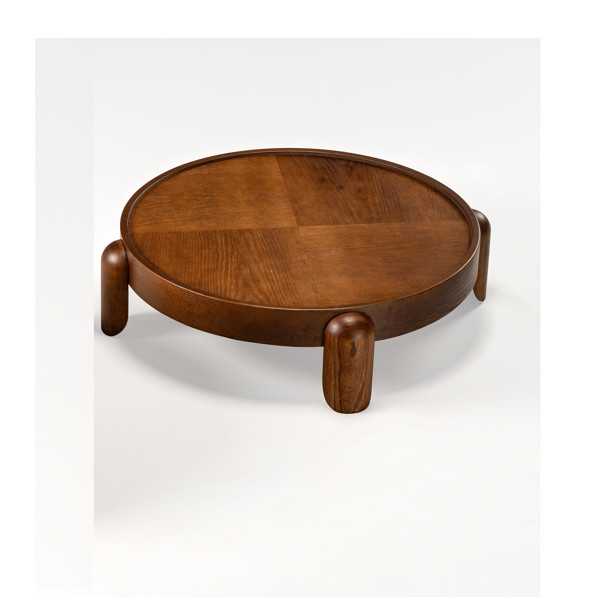 NUBE Coffee Table Round (Low) Amendoa