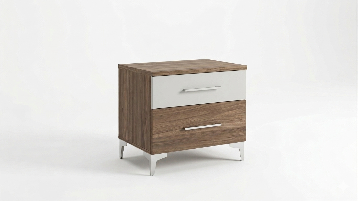 WABI Nightstand Gravity Diagonal/Grey Finish