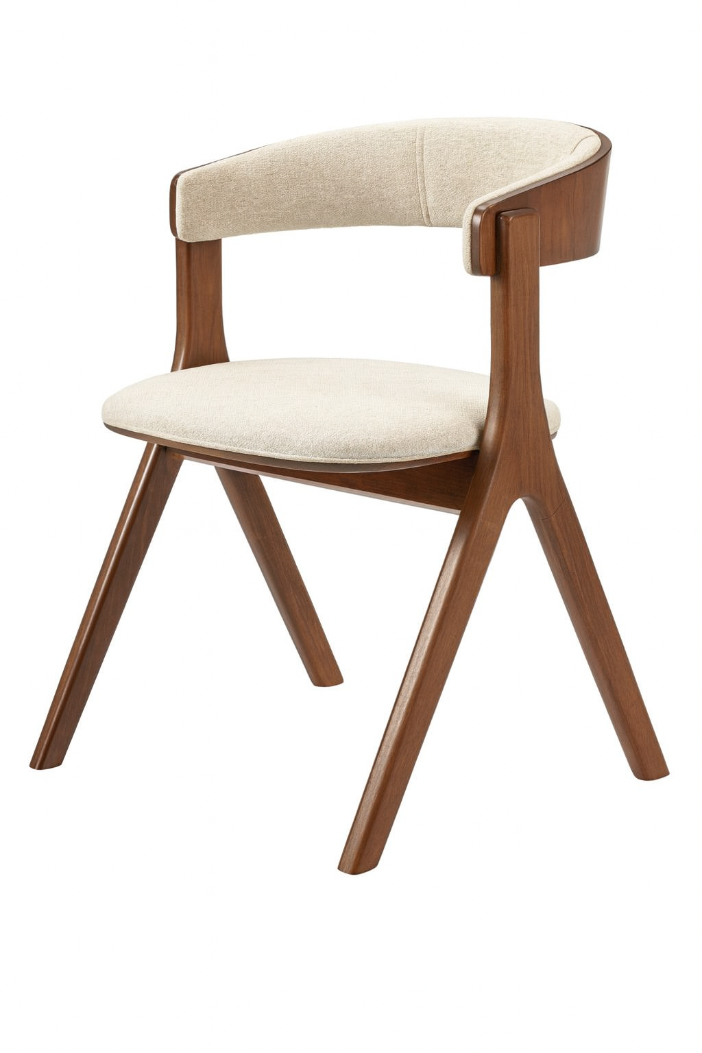 DANTE Dining Chair Amendoa/H75 Sand Beige Fabric