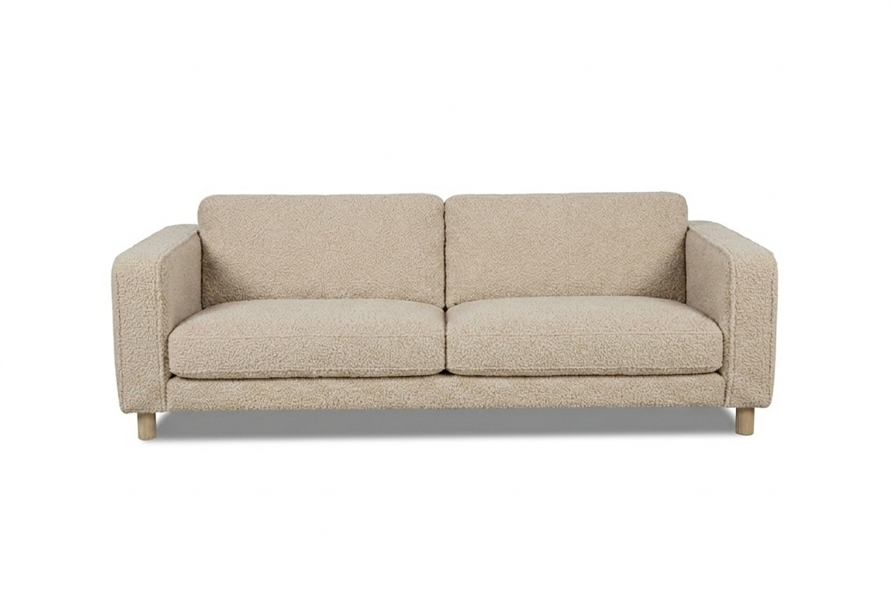HTL-2463-2.5S 2.5 Seater Sofa  Boucle CLD-119 Cream
