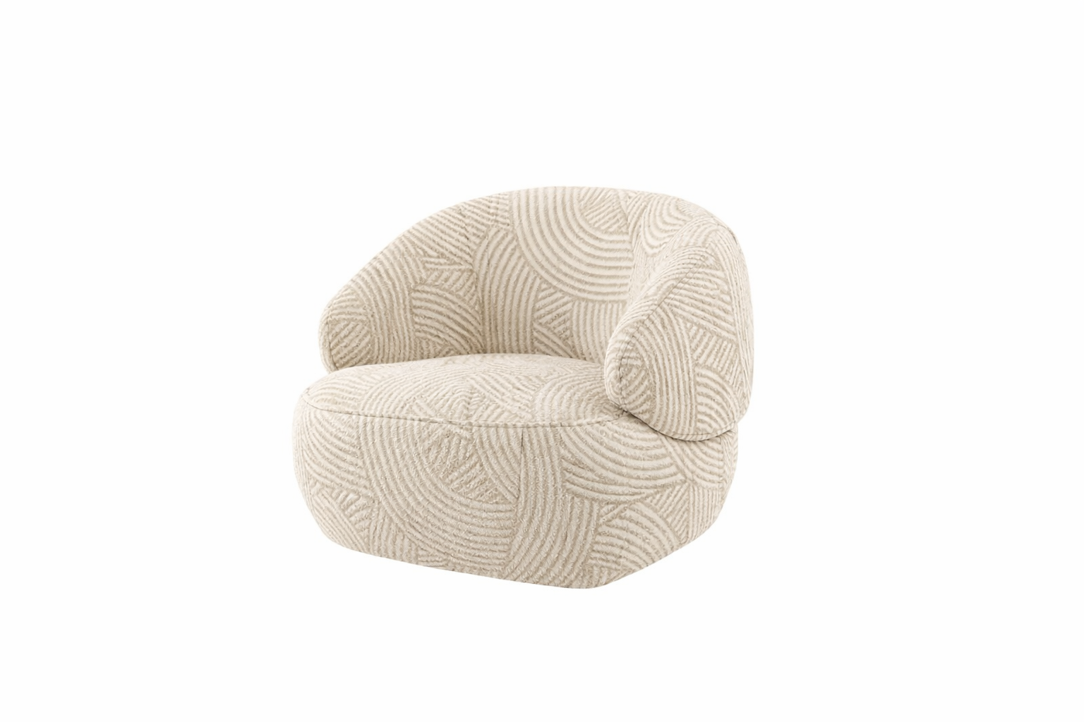 MB-2350 Swivel Lounge Chair W4-2 (beige)