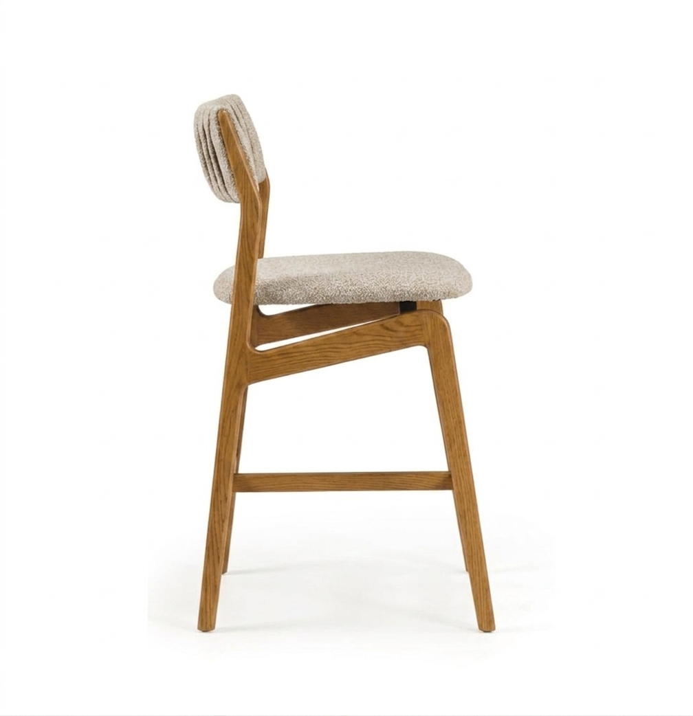 VOGA Barstool (Counter Height) H-92 Fabric/Almendra