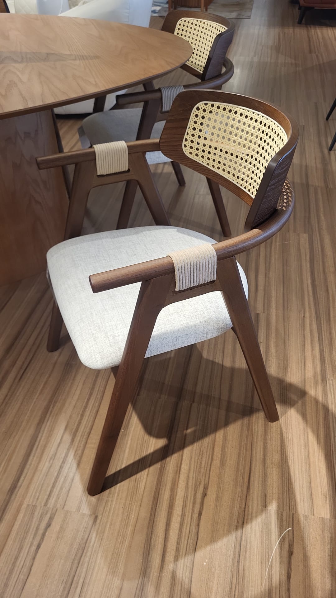 AYLA Dining Chair Paja Cru/I-34 Fabric