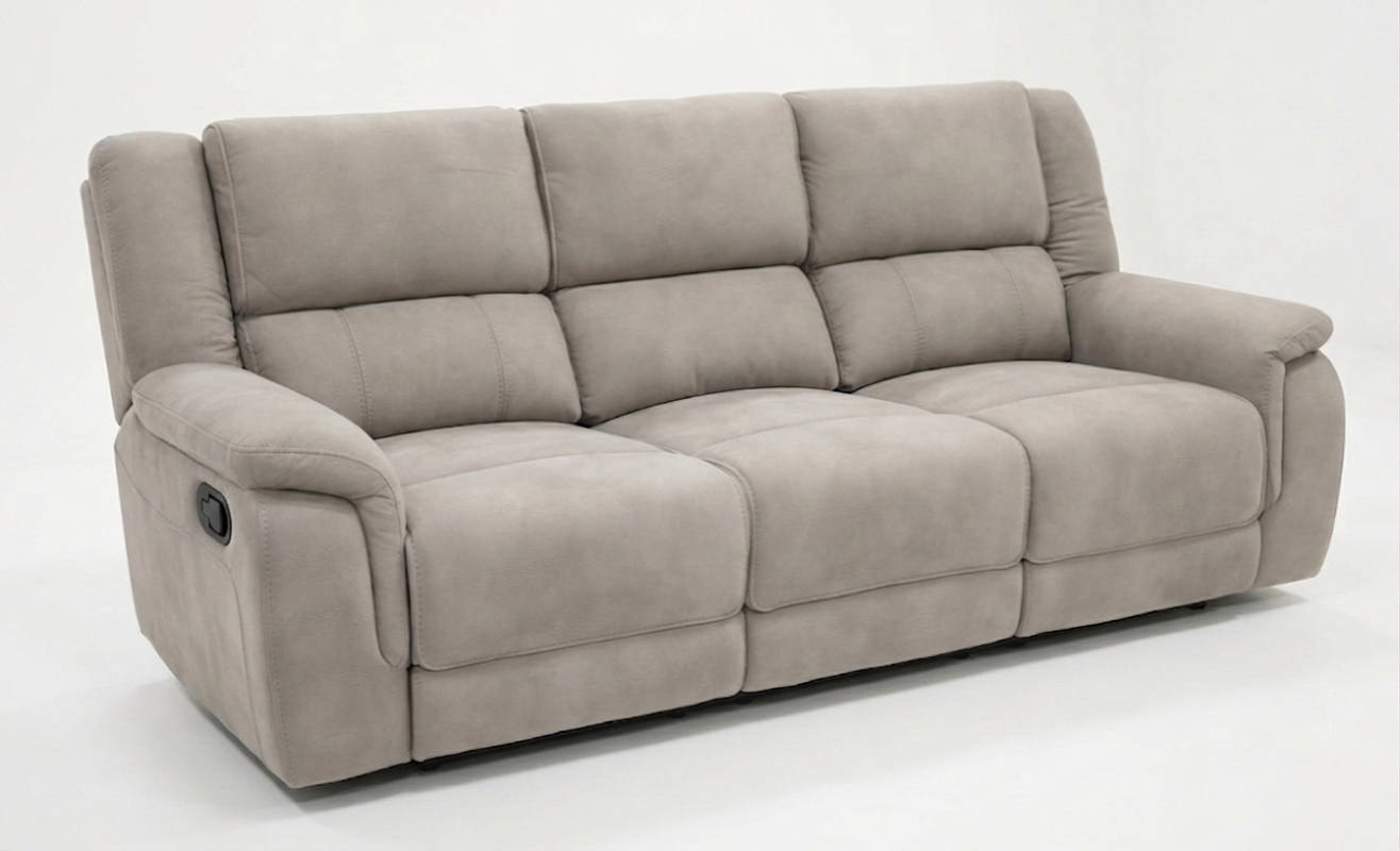 U701 Manual Recliner 3-Seater Sofa 30M Beige