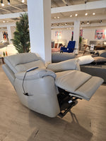MB-R220 Recliner and Lift Chair Light Grey Leather